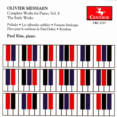 Messiaen: Complete Works for Piano, Vol. 4 – The Early Works's cover