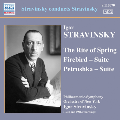 Stravinsky conducts Stravinsky's cover