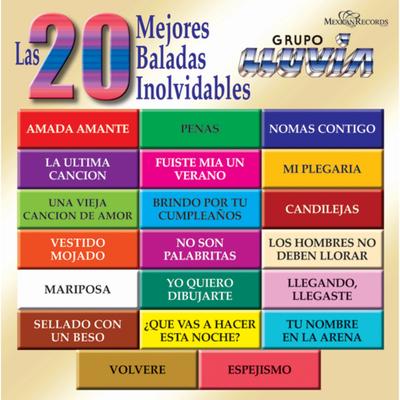 Las 20 Mejores Baladas Inolvidables's cover