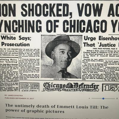 Emmett Till's cover