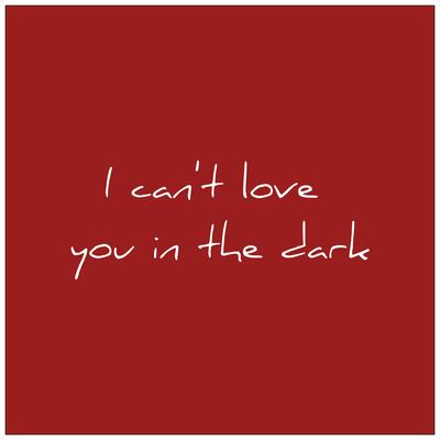 I Can't Love You in The Dark's cover