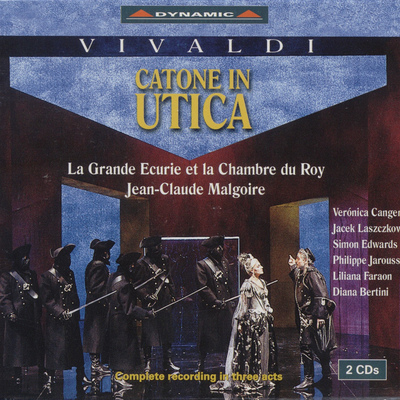 Catone in Utica, RV 705, Act I Scene 9: Giunse dunque a tentarti (Cesare, Fulvio) - Scene 10: Pur ti riveggo [Cesare, Marzia]'s cover