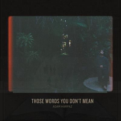 Those Words You Don't Mean By Adam Harpaz's cover