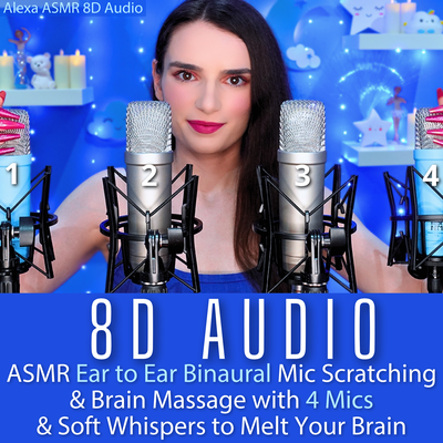 Ear to Ear Binaural Hypnotic Brain Massage with 4 Mics - Relaxing Ocean Waves's cover