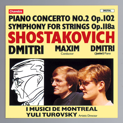 Piano Concerto No. 2 in F Major, Op. 102: II. Andante By Maxim Shostakovich, I Musici de Montréal, Dmitri Shostakovich Jr.'s cover