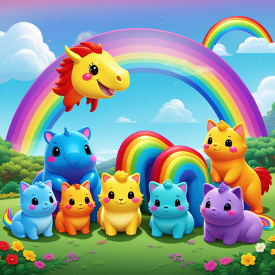 Rainbow Friends Azul Babão's cover