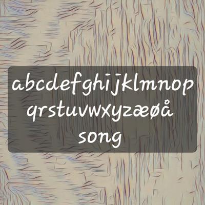 abcdefghijklmnopqrstuvwxyzæøå song's cover