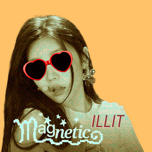 songs like magnetic - ILLIT's cover