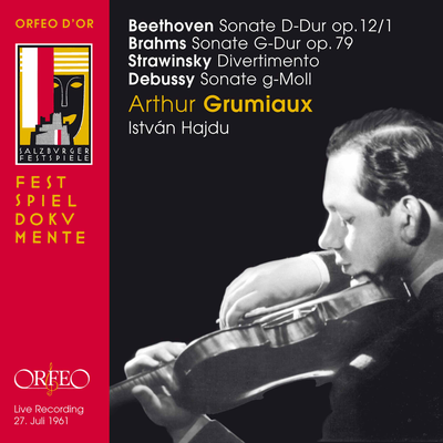 Beethoven, Brahms, Stravinsky & Debussy: Works for Violin & Piano (Live)'s cover