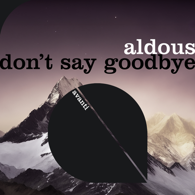 Don't Say Goodbye By Aldous's cover