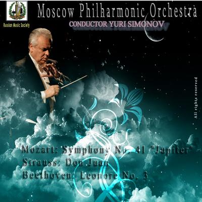 Symphony No. 41, K. 551 - "Jupiter": II. Andante cantabile By Moscow Philharmonic Orchestra, Yuri Simonov, Wolfgang Amadeus Mozart, Strauss, Ludwig Van Beethoven's cover