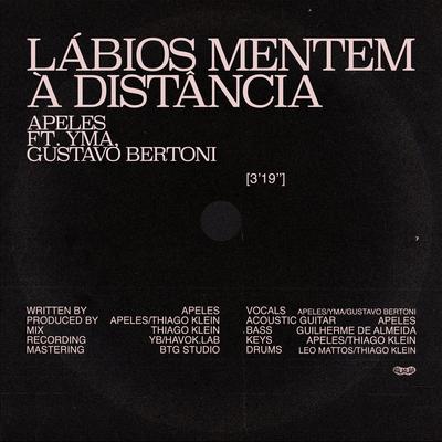 Lábios Mentem à Distância's cover