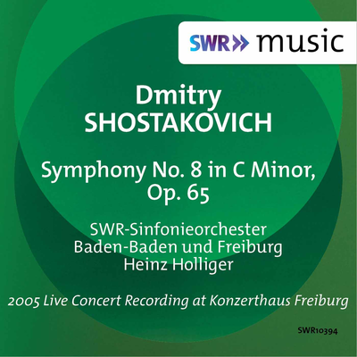 Shostakovich: Symphony No. 8, Op. 65's cover