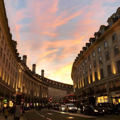 Sunset in London's cover