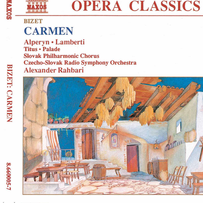 Carmen, Act II: Votre toast, je peux vous le rendre By Alan Titus, Slovak Radio Symphony Orchestra, Ali Rahbari's cover