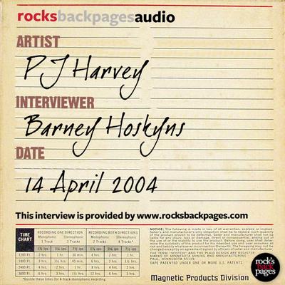 Pj Harvey Interviewed by Barney Hoskyns's cover